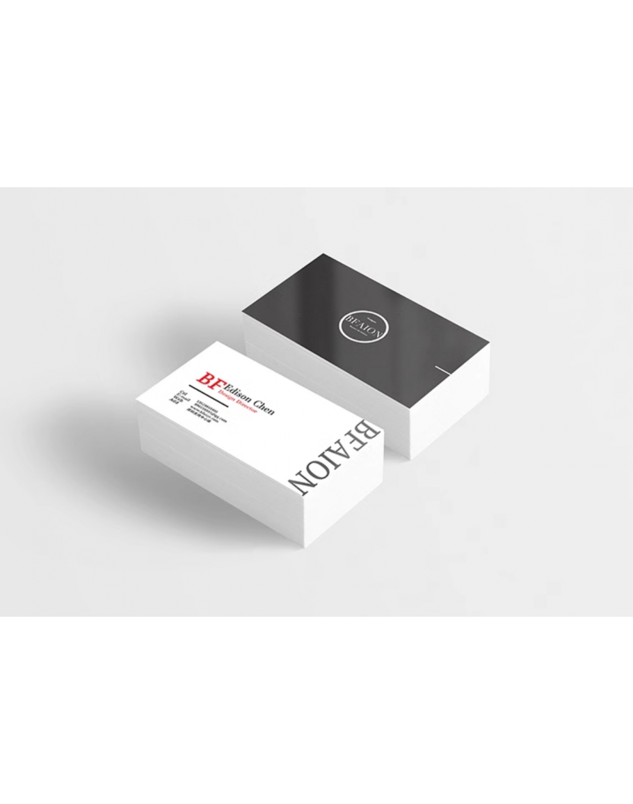 High end business card custom and double side colorful printing