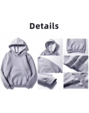 Custom Embroidered Logo Over Size Heavy weight 500 gsm Hoodies