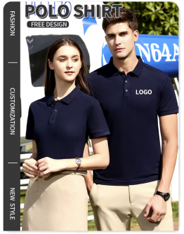 100% cotton US size Custom Polo, Embroidery Logo Men's Polo Shirt Plain Blank Golf Polo