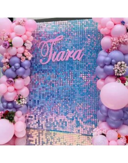 Shimmer Wall Backdrops Square Sequin Wall Panel Backdrops Party Backdrops for Wedding Anniversary Birthday Decor