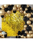 Shimmer Wall Backdrops Square Sequin Wall Panel Backdrops Party Backdrops for Wedding Anniversary Birthday Decor