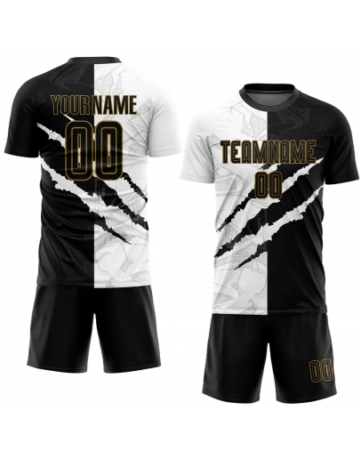 Custom Graffiti Pattern Sublimation Soccer Uniform Jersey