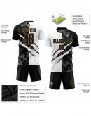 Custom Graffiti Pattern Sublimation Soccer Uniform Jersey