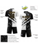 Custom Graffiti Pattern Sublimation Soccer Uniform Jersey