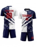 Custom Graffiti Pattern Sublimation Soccer Uniform Jersey