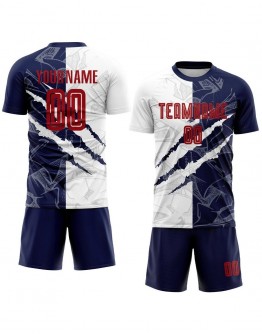 Custom Graffiti Pattern Sublimation Soccer Uniform Jersey