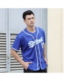 Custom Royal White-Light Blue Baseball Jersey