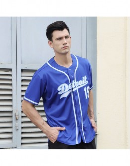 Custom Royal White-Light Blue Baseball Jersey