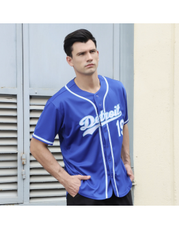 Custom Royal White-Light Blue Baseball Jersey