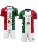 Custom Country Flag Fashion Sublimation Soccer Uniform Jersey