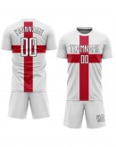 Custom Country Flag Fashion Sublimation Soccer Uniform Jersey