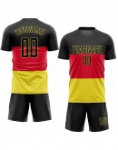 Custom Country Flag Fashion Sublimation Soccer Uniform Jersey