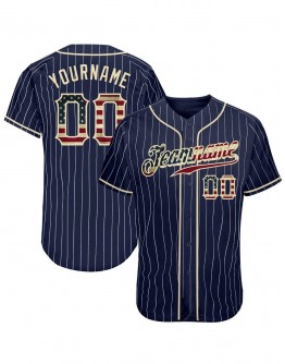 Custom Pinstripe Authentic Baseball Jerseys