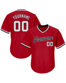 Custom Authentic Throwback Rib-Knit Baseball Jerseys Shirt