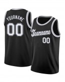 Custom Round Neck Rib-Knit Basketball Jersey