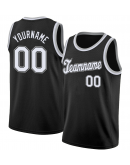 Custom Round Neck Rib-Knit Basketball Jersey