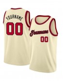 Custom Round Neck Rib-Knit Basketball Jersey