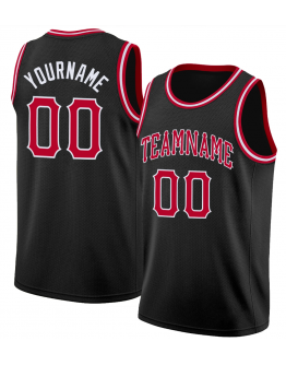 Custom Round Neck Rib-Knit Basketball Jersey