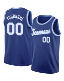 Custom Round Neck Rib-Knit Basketball Jersey
