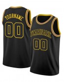 Custom Round Neck Rib-Knit Basketball Jersey