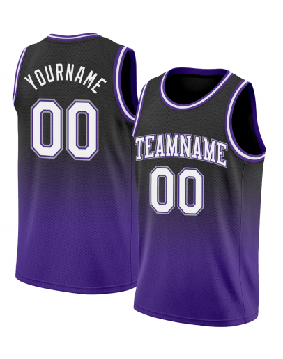 Custom Authentic Fade Fashion Basketball Jerseys