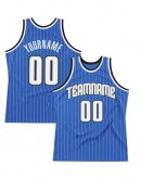 Custom Pinstripe Authentic Basketball Jersey
