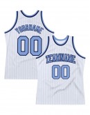 Custom Pinstripe Authentic Basketball Jersey