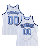 Custom Pinstripe Authentic Basketball Jersey