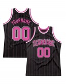 Custom Pinstripe Authentic Basketball Jersey