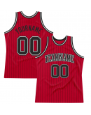 Custom Pinstripe Authentic Basketball Jersey