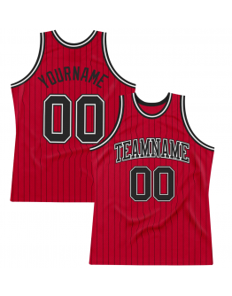 Custom Pinstripe Authentic Basketball Jersey