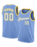 Personalize Pinstripe Authentic Basketball Jersey