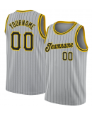 Personalize Pinstripe Authentic Basketball Jersey