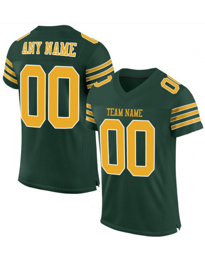 Custom Mesh Authentic Football Jerseys Personalize Football Shirts