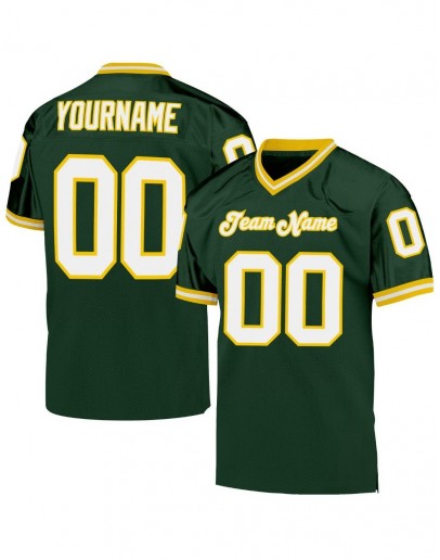 Custom Mesh Authentic Throwback Football Jerseys