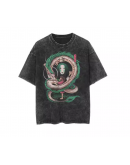 Hip-hop style loose-fitting retro Short T-shirt customization