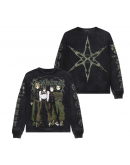 Hip-hop style loose-fitting retro Long Sleev T-shirt customization