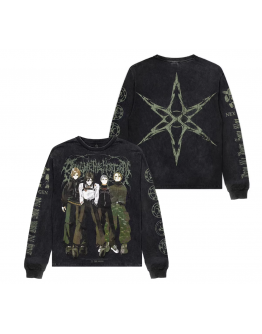 Hip-hop style loose-fitting retro Long Sleev T-shirt customization