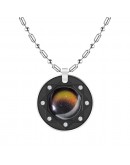 Custom Volcanic Stone Energy Health Pendant Necklace