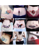 Semi-permanent waterproof and sweat-proof tattoo sticker DIY